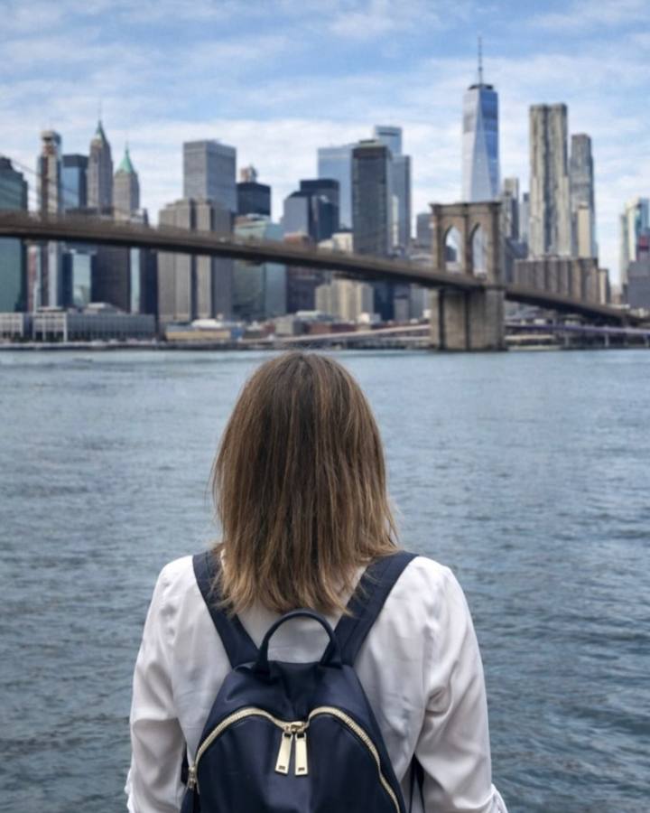 Vue sur Manhattan et le pont de Brooklyn
